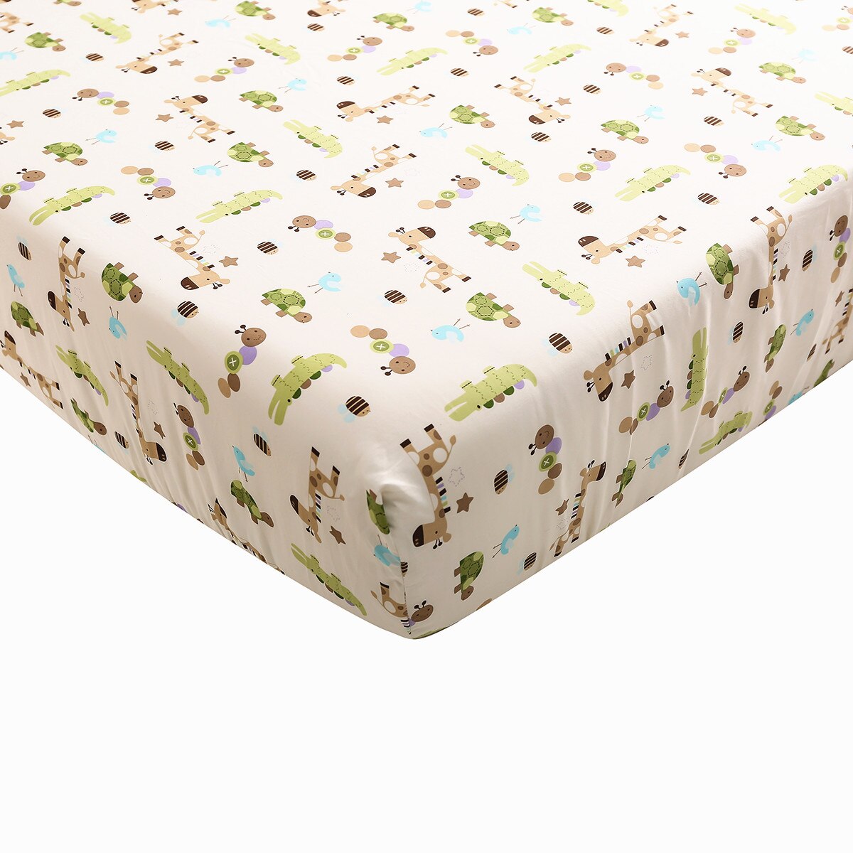 3pcs Cotton Baby Girl Boy Nursery Crib Bedding Cot Bedding Set bed linen Product Infant Cartoon Quilt sheet skirt