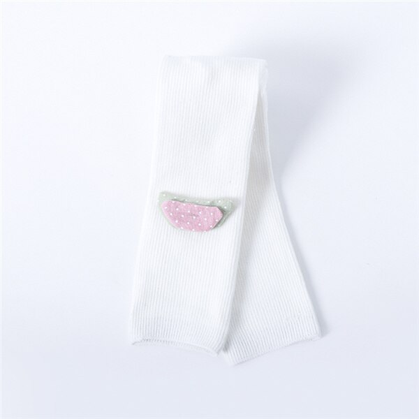 Pantimedias con patrón de frutas para niños, mallas para bebés y niños pequeños, medias y medias para fotografía de: Blanco / 0-6Months