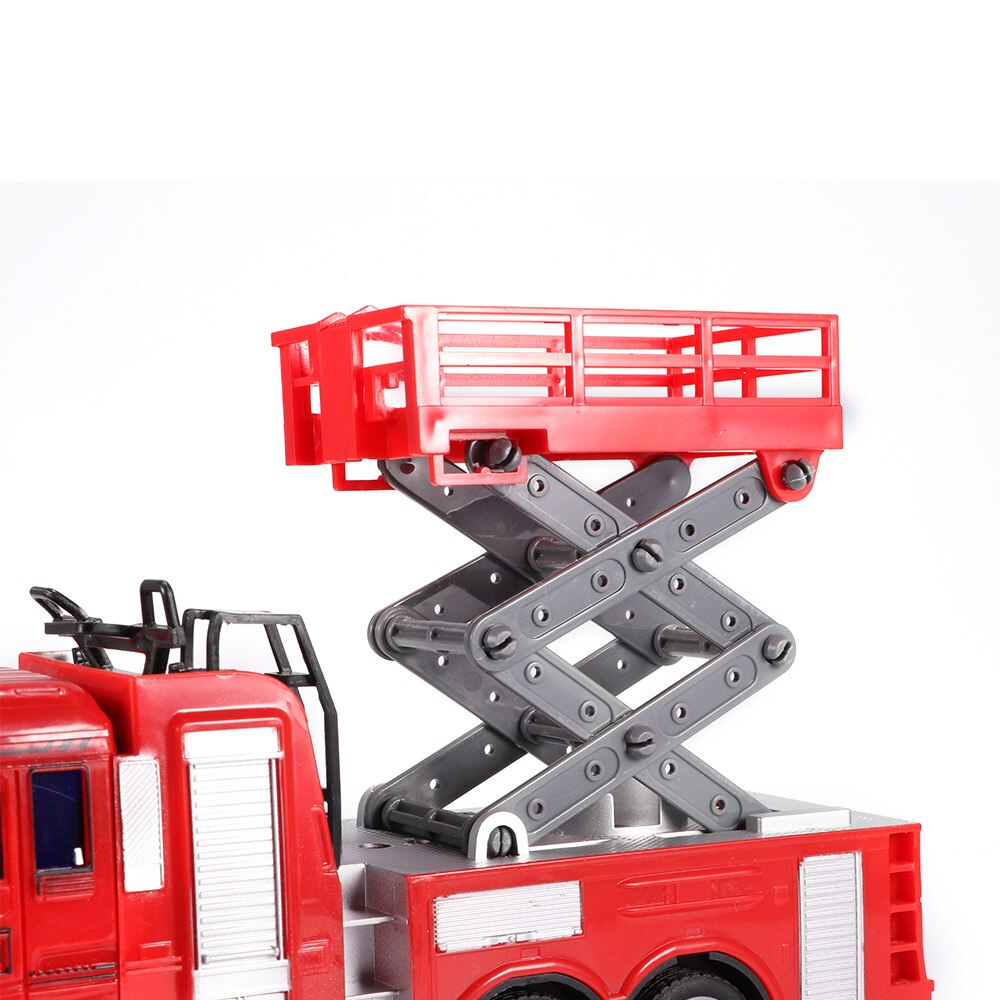 Elektrische Brandweerwagen Model Afstandsbediening Brandweerwagen Model Speelgoed Jongen Elektrische Ladder Brandweerwagen Draagbare Onderwijs Speelgoed Voor Kinderen