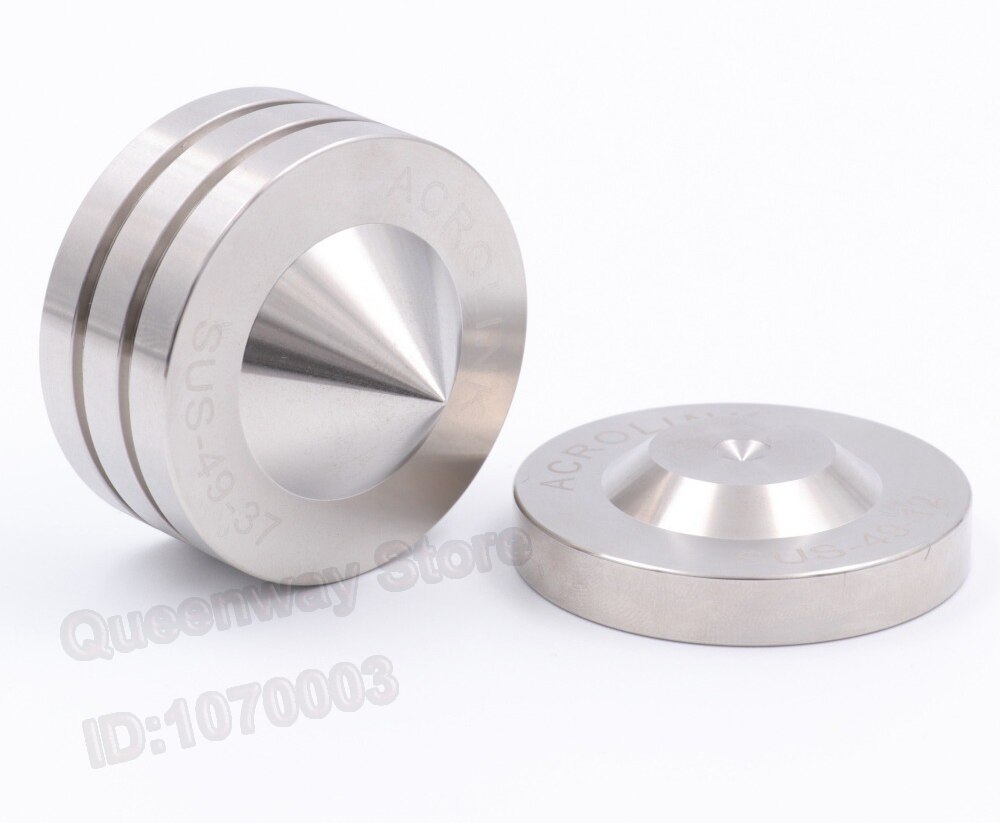 49Mm 39Mm Rvs Speaker Spike Stand Pad Base Hifi Audio Cd Turntable Recorder Amp Isolatie Voeten Stand base