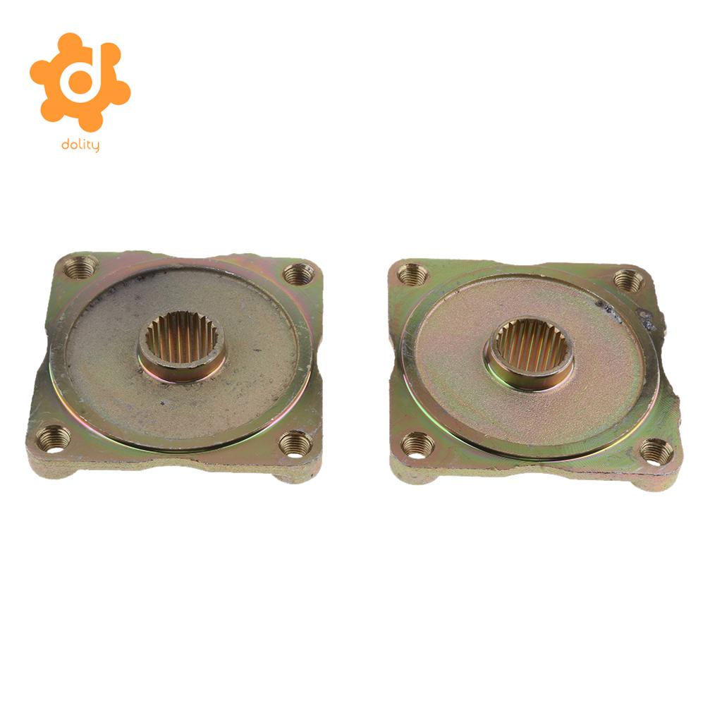 dolity 2pcs 4 Stud 23 Teeth Spline Wheel Rear Axle Hub for 150cc 200cc Motorcycle Scooter Moped Quad Dirt Bike ATV.