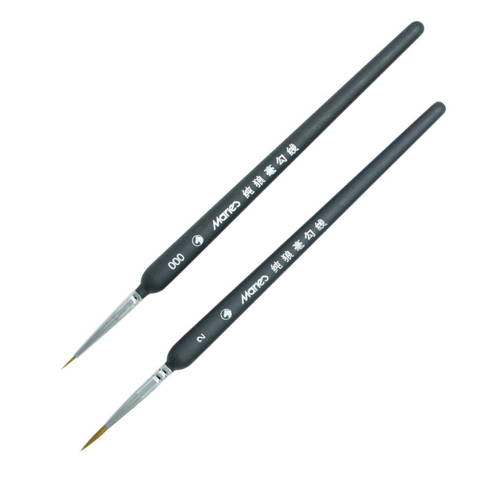 Juego de pinceles de línea de gancho, pinceles de pintura para acuarela, pintura al óleo de acrílico, delineador de dibujo, lápiz pincel para pintar, perfilador de gancho