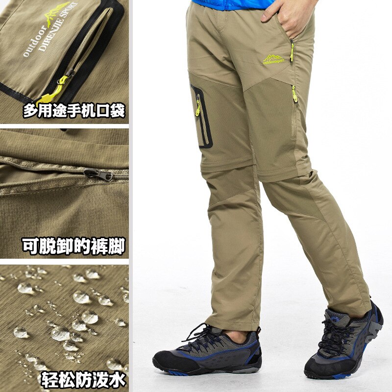 Summer Spring Outdoor Quick-drying Men Women Trousers Stretch Thin Waterproof Breathable Hiking Climbing Sports Pants
