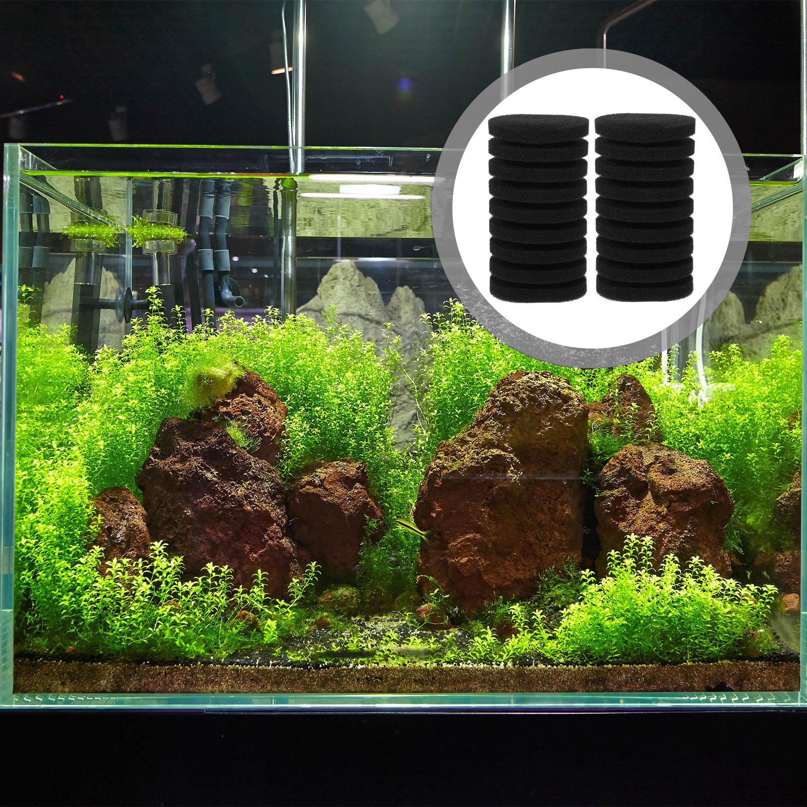 2-delige filtervervanging katoen actieve kool aquaria voor aquariumaccessoires geactiveerd zeef sponsaccessoiresysteem