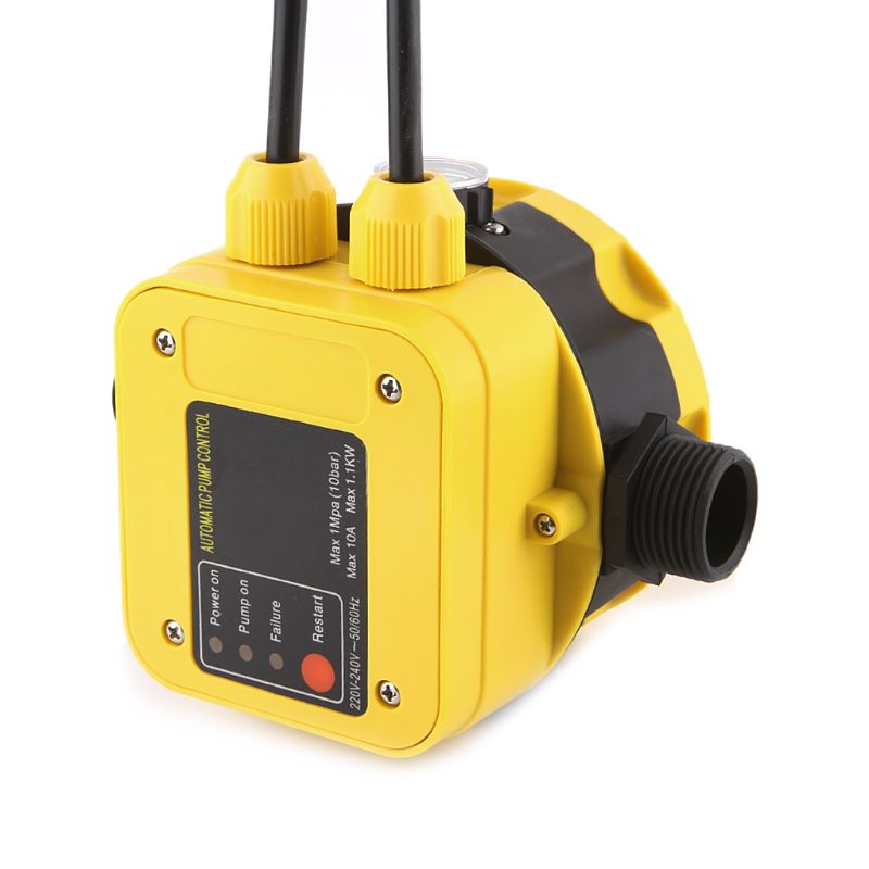 Automatisk vattenpump tryckomkopplare elektrisk vattenpump tryckregulator vattenpressmätare