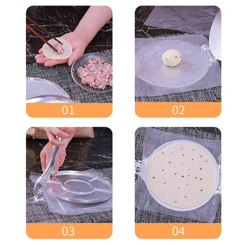 Machine à fabriquer des Tortillas pliables en acier inoxydable, presse à pâte de maïs, poêle antiadhésive, Durable pour fabriquer des macarons