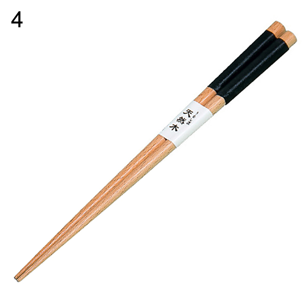 1 Pair Japanese Food Chop Stick Travel Baguettes Portable Reusable Non-slip Wooden Chopsticks Tableware Sushi Hashi Tools: 4 23cm