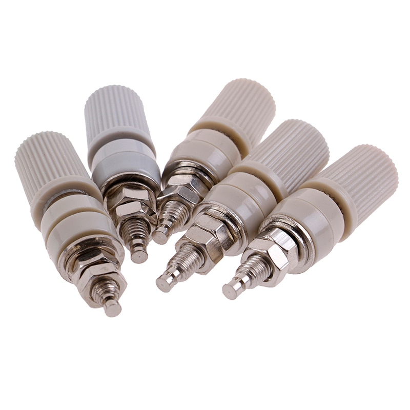 1PCS High Current 30A M5 Type 4mm Amplifier Female Banana Jack Socket Test Binding Post