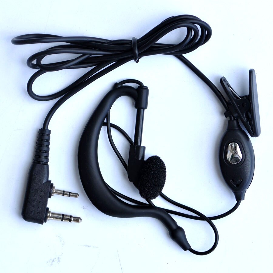 Baofeng UV-5R Original Earphone for Walkie Talkie UV 5R PTT Headset With Mic K port Headphone for 888S uv5r UV-5RA UV-5RE UV82