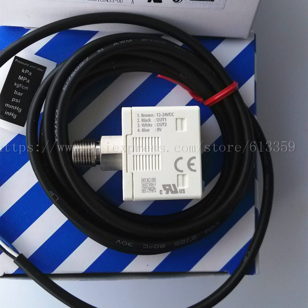 DP-102 NPN Digital Vacuum Positive Pressure Sensor Pressure Controller -0.1 ~ +1 MPa (-14.6 to +146.4 psi) 100% Original