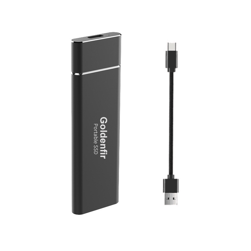 USB 3,1 Tragbare SSD 64GB 128GB 256GB 512GB 1TB Goldenfir Externe fest Zustand Antrieb