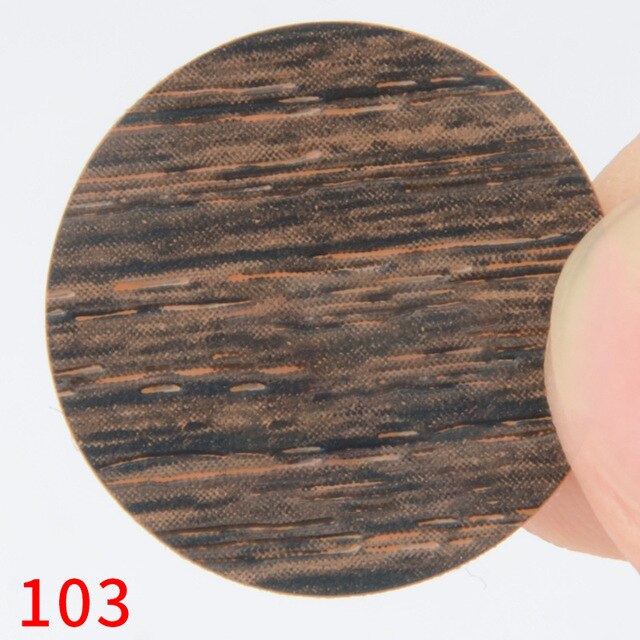 Lámina de PVC autoadhesiva para decoración de muebles, láminas de 21mm, tapas para cubrir tornillos, pegatinas, artesanía de madera, ornamento de armario de escritorio, 54 Uds./hoja: 103