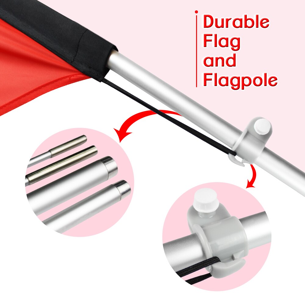 Swooper Flag and Pole Kit Set, 11 Ft Feather Flags for , Outdoor Advertising Feather Flag or Banners Signs