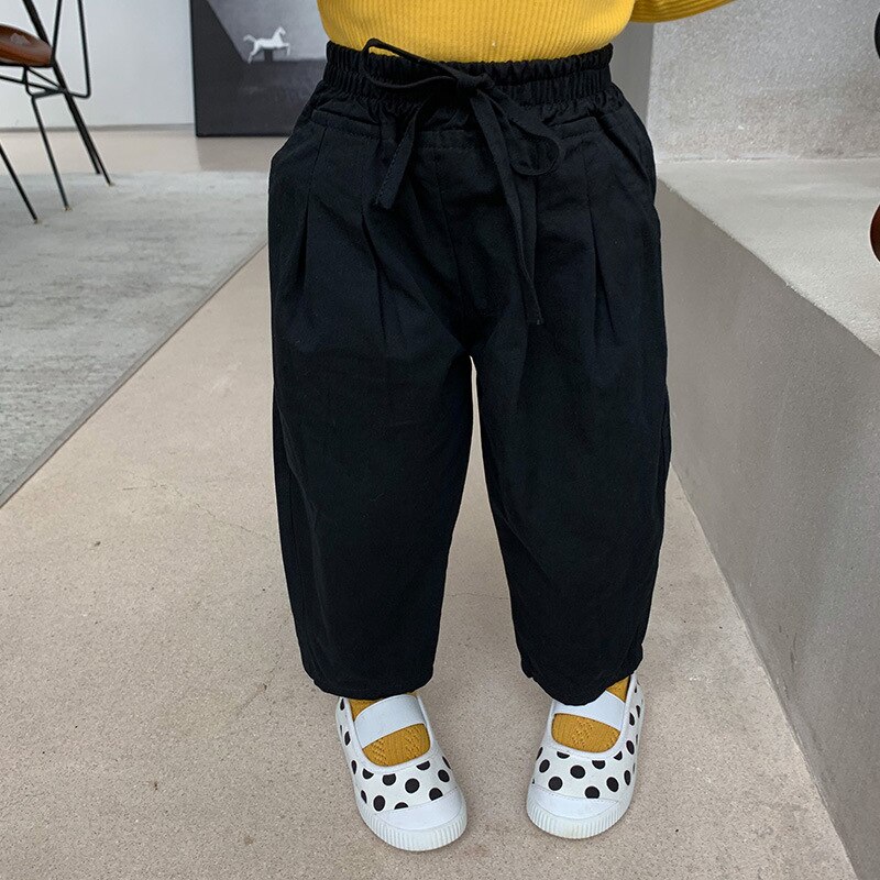 Baby Harem Pants Girls Pants Springs Kids Clothing Baby Casual Pants Cotton Trousers1-6Y Toddler Cargo Pants Infant Harem Pants