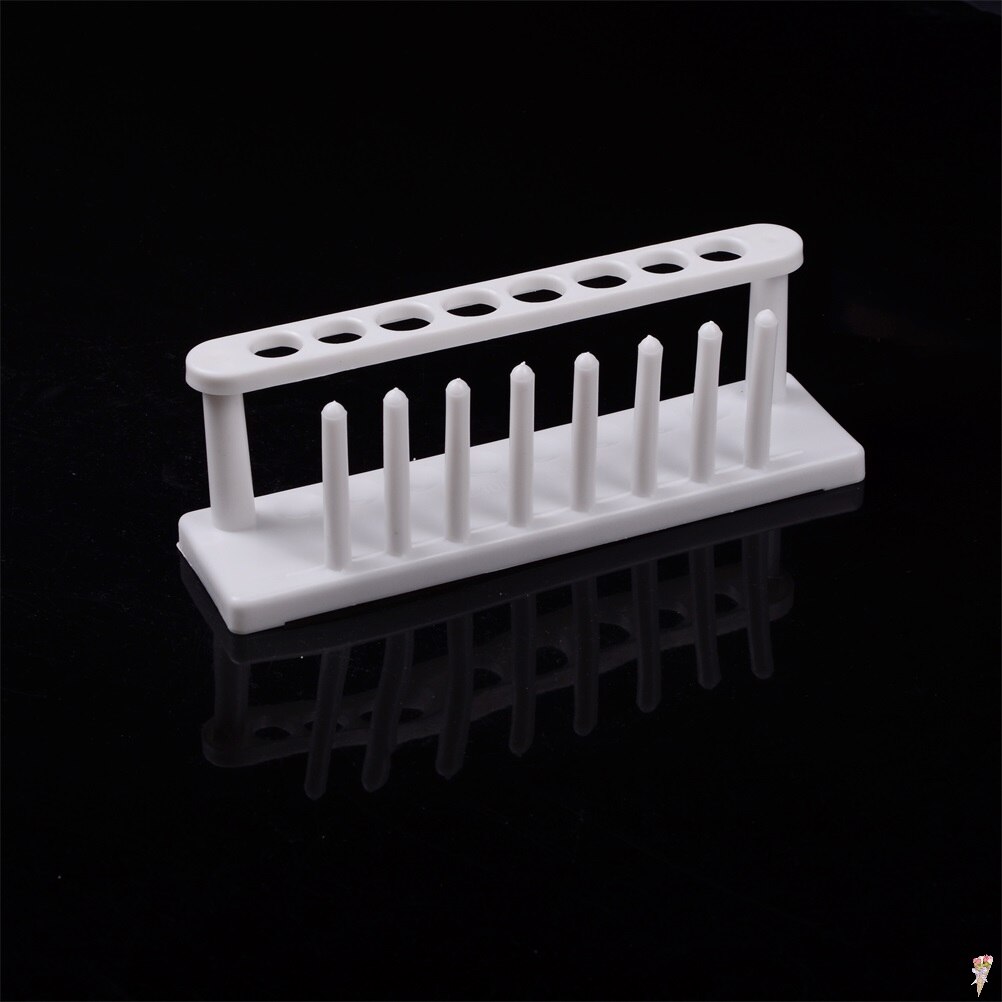 1PCS 8 Holes Storage Stand Lab School Laboratory Supplies Plastic Test Tube Rack Testing Tubes Holder