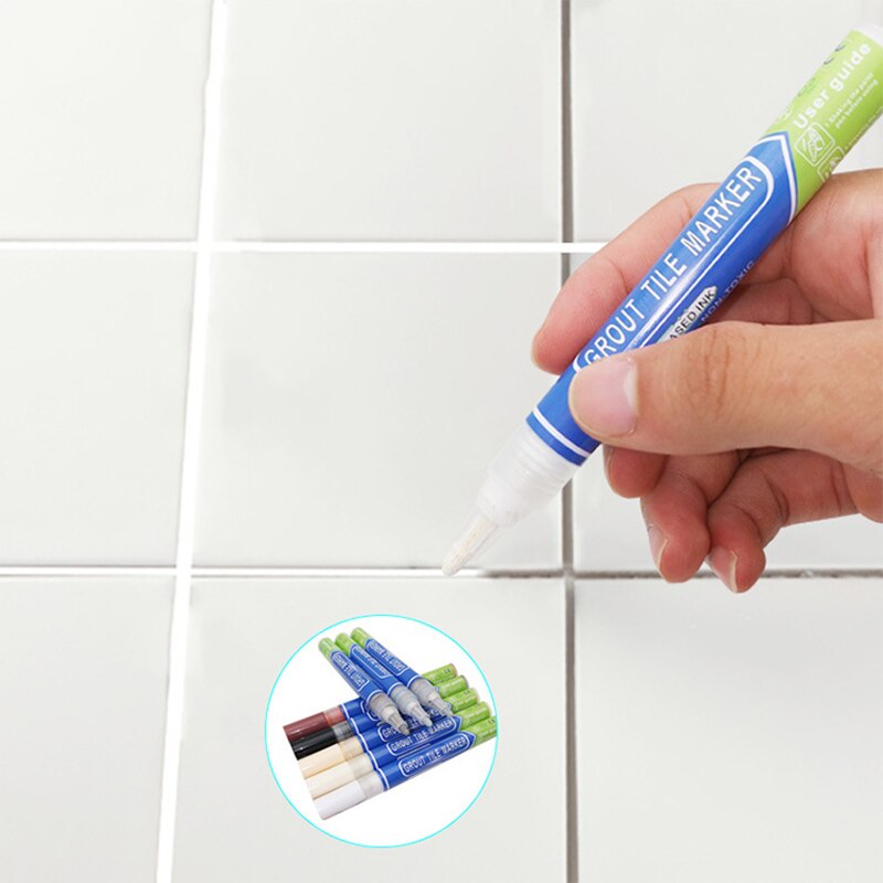 1/3pc Ceramic Tile Grout Paint Marker Tile Gap Repair Pen Tile Beauty Waterproof Decontamination Seam Pens