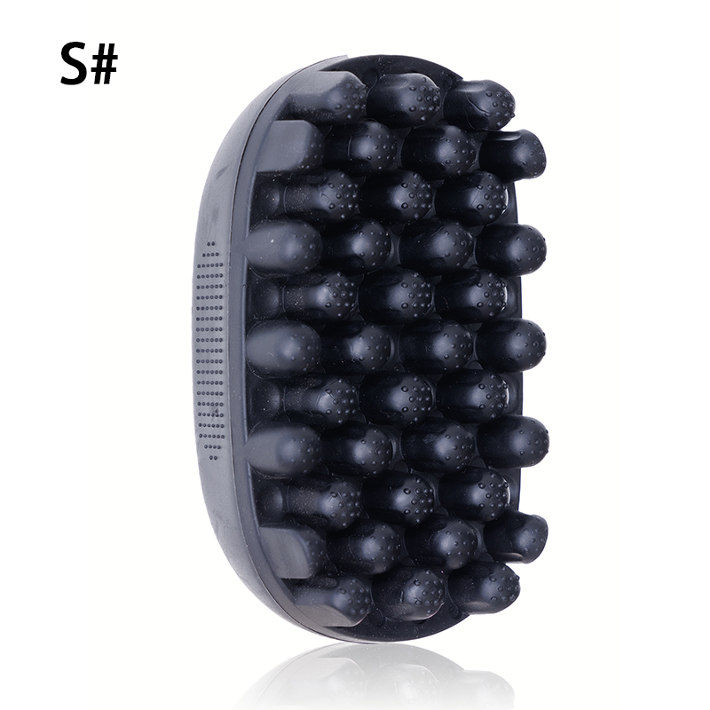 Esponja de pelo rizado , cepillo giratorio, bobina mágica africana, onda, rastas, cepillo de pelo Natural, herramienta de Peinado de salón Afro, 1 Uds.: Negro