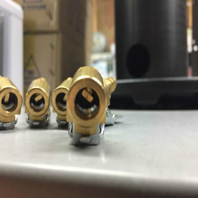 Válvula de carga para neumático de bicicleta, herramientas generales de latón de 8mm, 1 Uds.