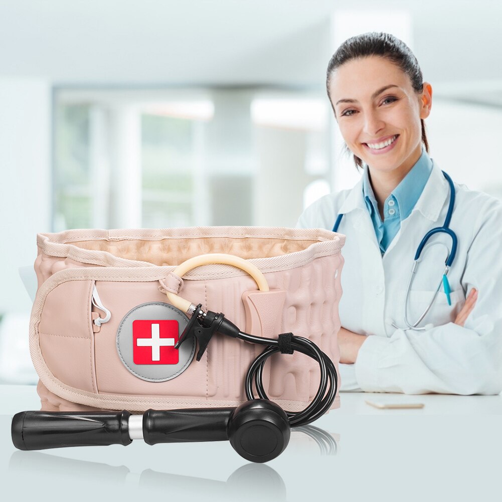 Spinal Air lumbar Support Lumbar Inflatablec Lumbar Spine Decompression Pain Release Massager Pain Relief Massager