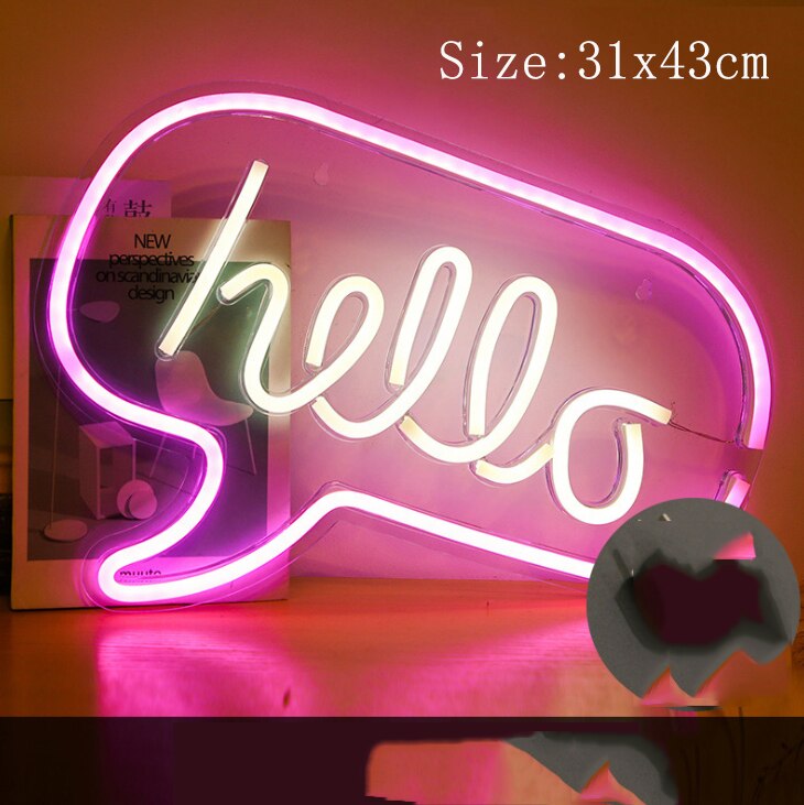 INS Style USB LED Wall Lamp Flamingo Cat Lip Star Cloud Night Light For Room Decor Wedding Bithday Bachelorette Party: 13