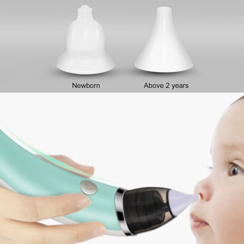 Neugeborenen Baby Saugnapf Reiniger schniefen Ausrügestochen Sicher Hygienisch Nase Sauger freundlicher Baby Nasensauger Elektrische Nase Reiniger