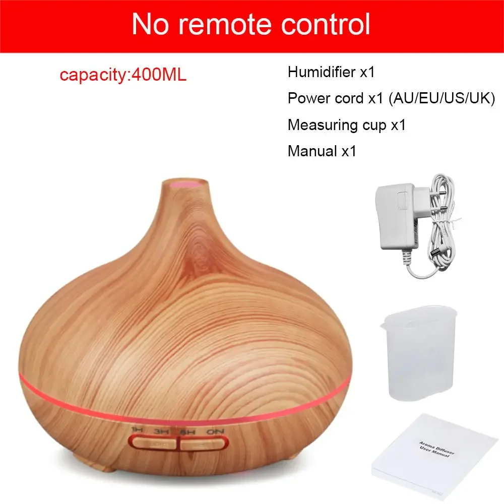 WiFi smart 550ML Elektrische Geurverspreider Essentiële Olie Diffuser Luchtbevochtiger Ultrasone Afstandsbediening Mist Maker Thuis: WHITE / uk