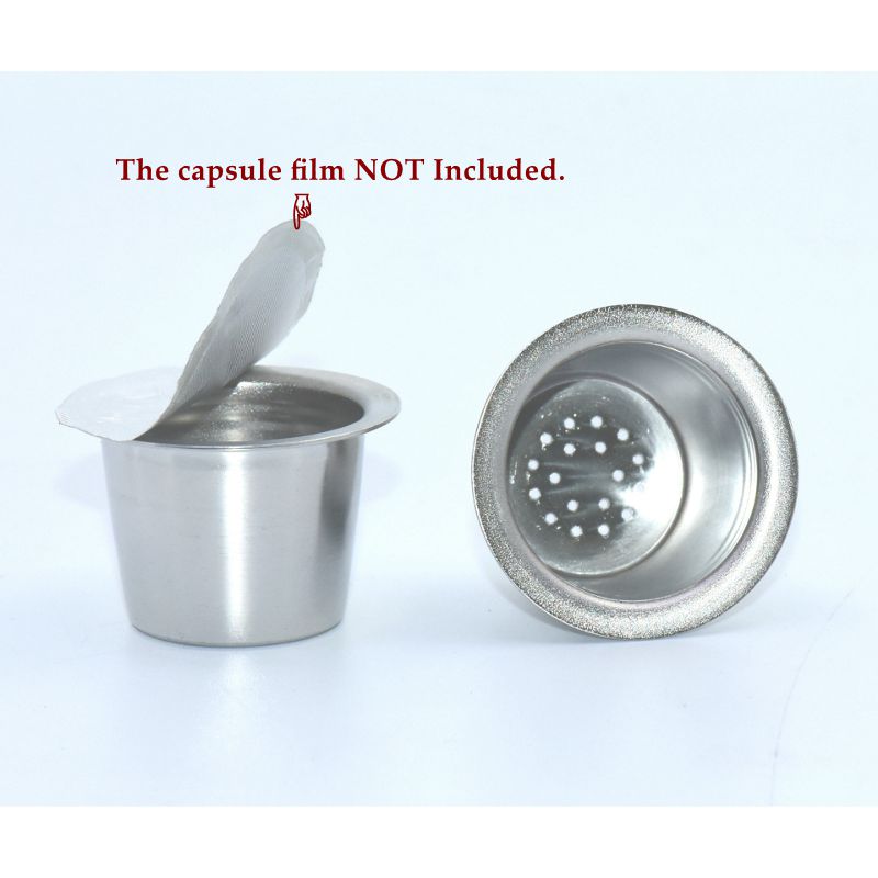 Arshen Stainless Steel Refillable Coffee Capsules Refilling Nespresso Capsule Coffee Reusable Coffee Machine Coffee Filter Cup