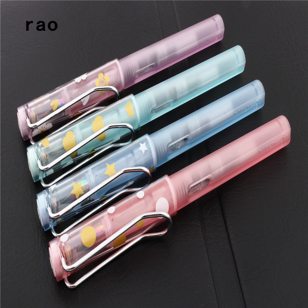 Neue auflistung 411 transparent Farben Büro Brunnen Stift Schüler Schule Schreibwaren Liefert tinte stift