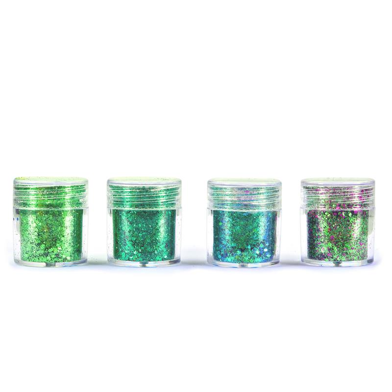 4 Uds. Joyería de resina llena Bling lentejuelas mezcla en para artesanía de resina herramientas de joyería festivas pigmento de resina Uv para la fabricación de joyas