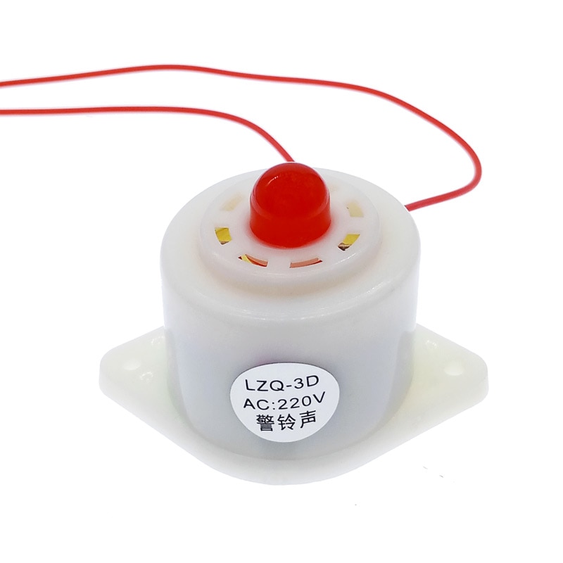 Electronic Buzzer Beep Alarm Red Light Flash High-decibel 12V 24V 220V Acoustic-optic alarm Indicator light LZQ-3D