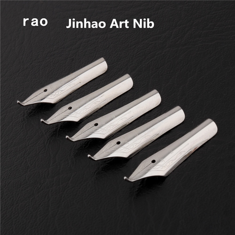 Jinhao 5pcs Art Nib Fountain pen Universal all Photo Tip Student stationery Supplies Replace the other pen