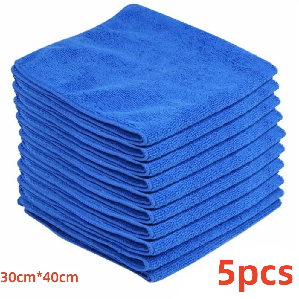 1-20 stuks microvezel autoreinigingsdoekjes - multifunctionele droogdoek voor autowassen, huishoudelijke reiniging en automatische detaillering polijsten: Blauw