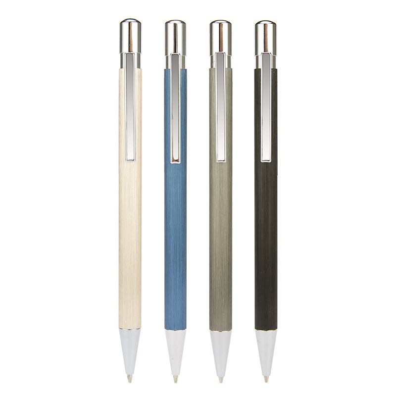 Lápiz mecánico automático de Metal de lujo, lápices de escritura de grafito de 0,5mm, suministros de papelería para oficina y escuela