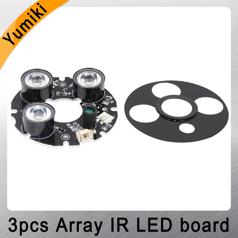 ELECTROPRIME 3X(4 Array IR Led Spot Light Infrared 4X IR LED Board For