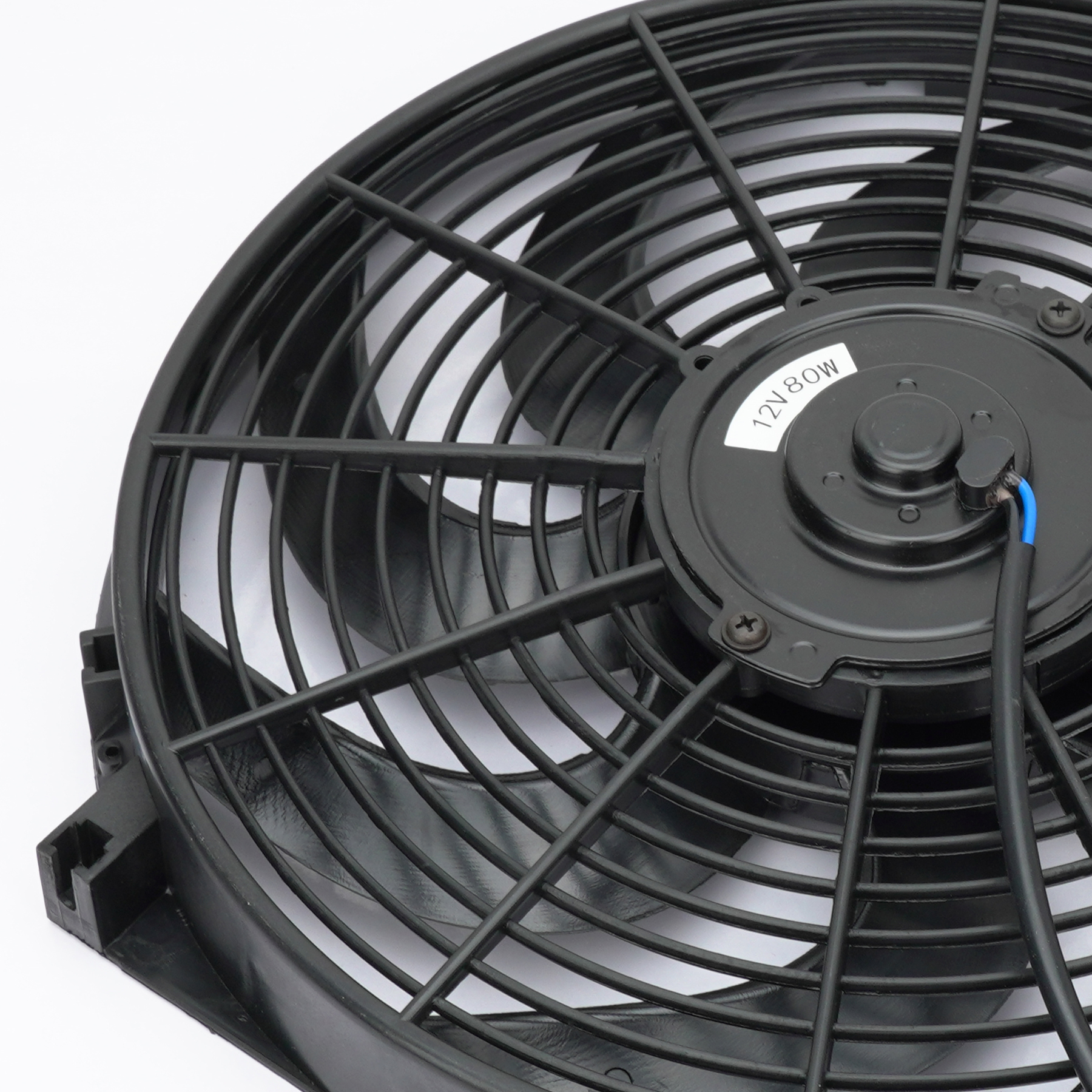 Car 12V Fan 80W Slim Electric Radiator Coolling Fans Push Pull Mount Installation Kit Cooling Systems Universal Automotive Fan