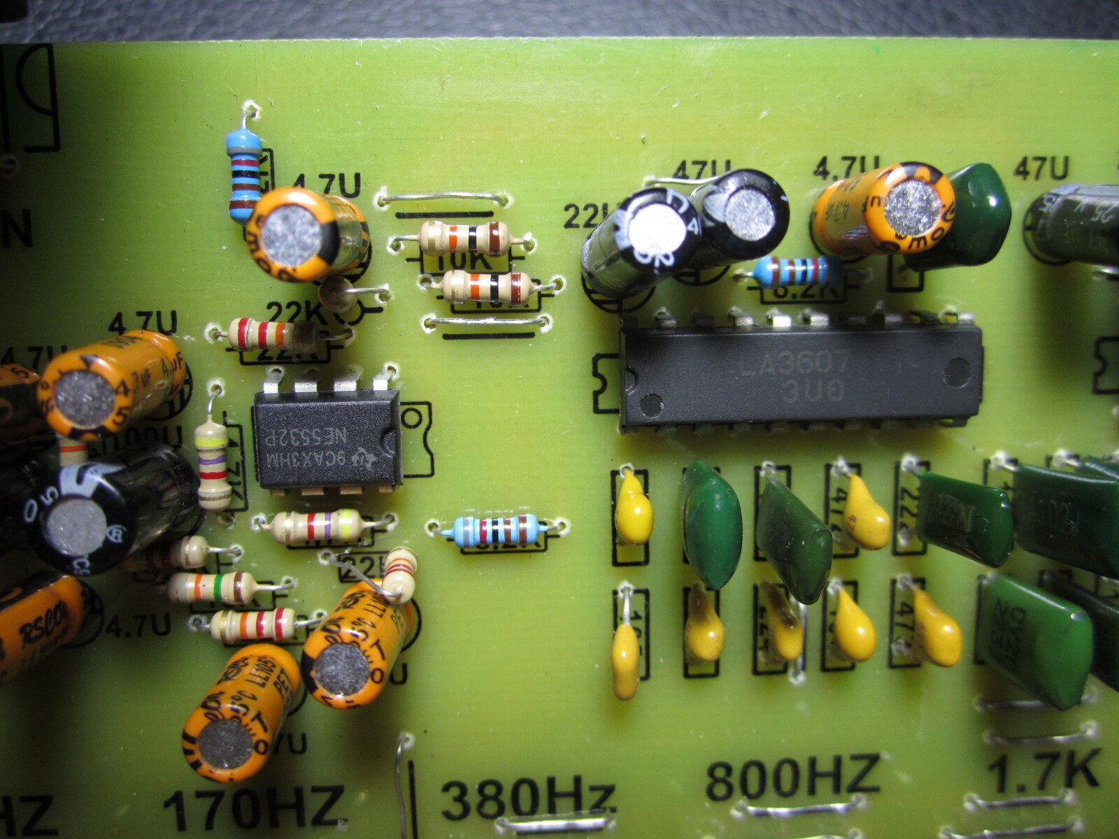 Fever Tuning Board La3607 tablero de Embellecimiento de ecualización de siete segmentos (Nacido para Alto)
