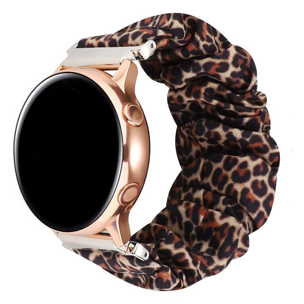 20 22mm scrunchies elastisk klokkerem for samsung galaxy watch 46mm 42mm aktive 2 huawei klokke  gt2 reimer  s3 amazfit bip: Farge 9 / 22mm