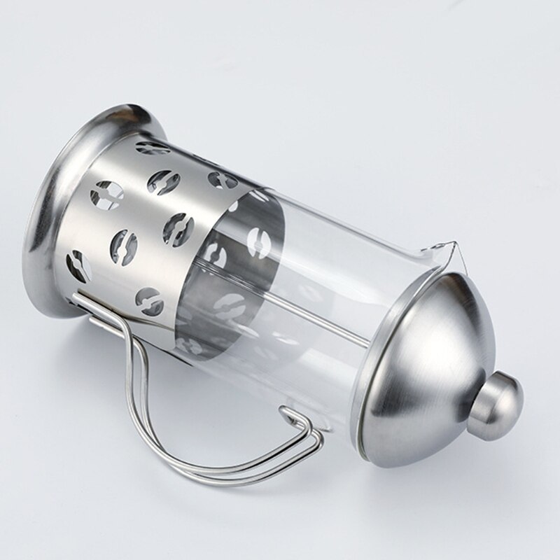 Manual Coffee Espresso Maker Pot Stainless Steel Glass Teapot Cafetiere French C