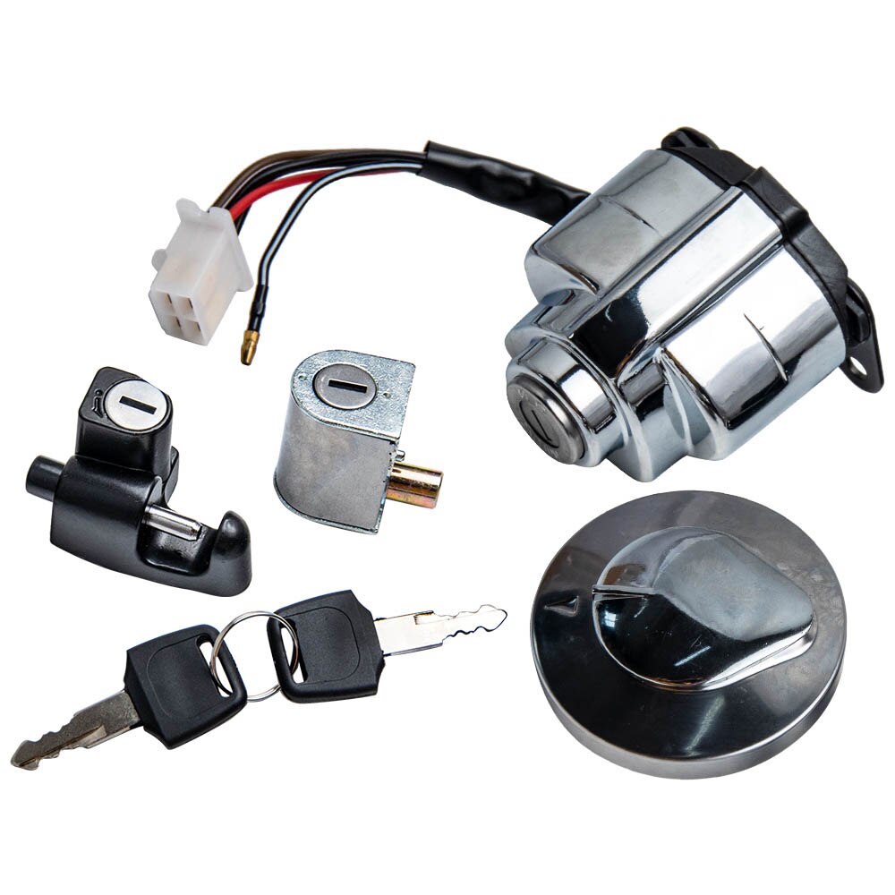 Tenningsbryter bensintank nøkkelsett for honda shadow spirit 750/ shadow vlx 600