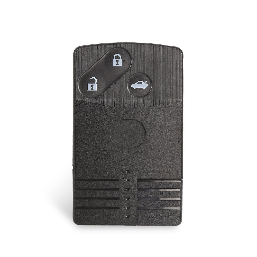 Coque de clé télécommande intelligente, à lame non découpée, pour Mazda 5 6 2/4 CX-7, prémium Miata 8 RX8 MX5 M8, CX-9: 3 Buttons