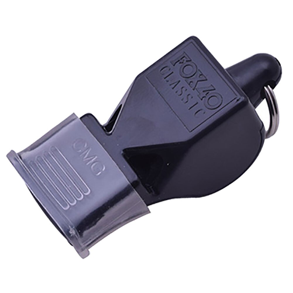 Football Basketball Running Sports Training Referee Coaches Plastic Loud Whistle Match Whistle Outdoor Rescue Emergency Loud: Black