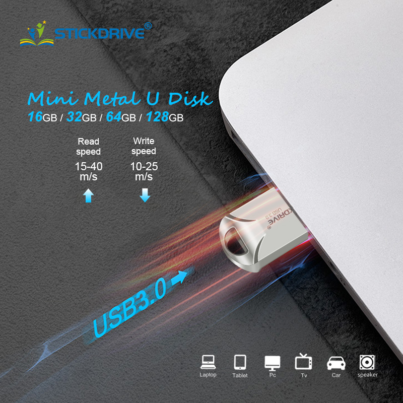 Usb Flash Drive Cle Usb 3.0 Mini Pen Drive 16Gb Pendrive 32Gb Memoria Usb 64Gb Flash Disk 128Gb Flash Memory Stick Cle Usb
