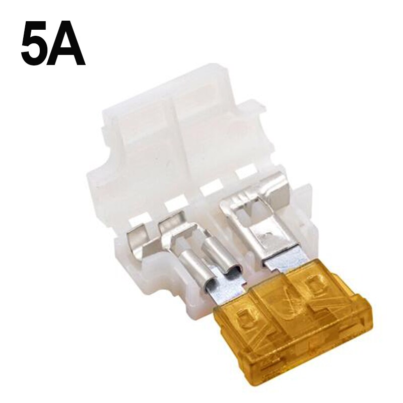 10Sets Auto Standaard Midden Zekeringhouder + Auto Boot Truck Atc/Ato Blade Fuse 3A 5A 10A 15A 20A 25A 30A 35A 40A: 5A