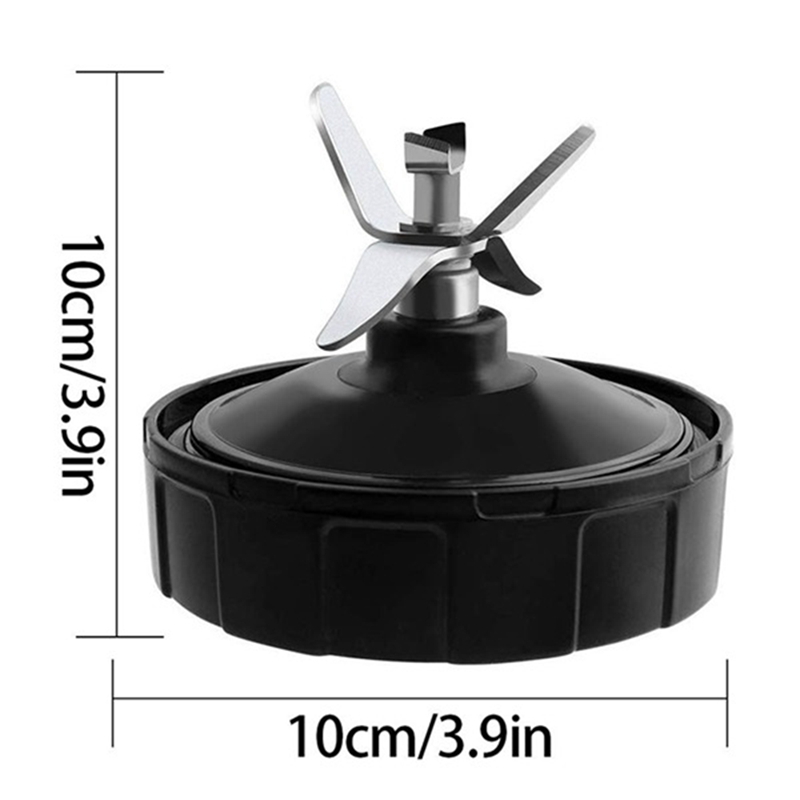 Piezas de repuesto para Ninja, cuchillas extractoras de 7 aletas y taza de licuadora Ninja de 24OZ con tapa de sellado, para Nutri Ninja Auto IQ