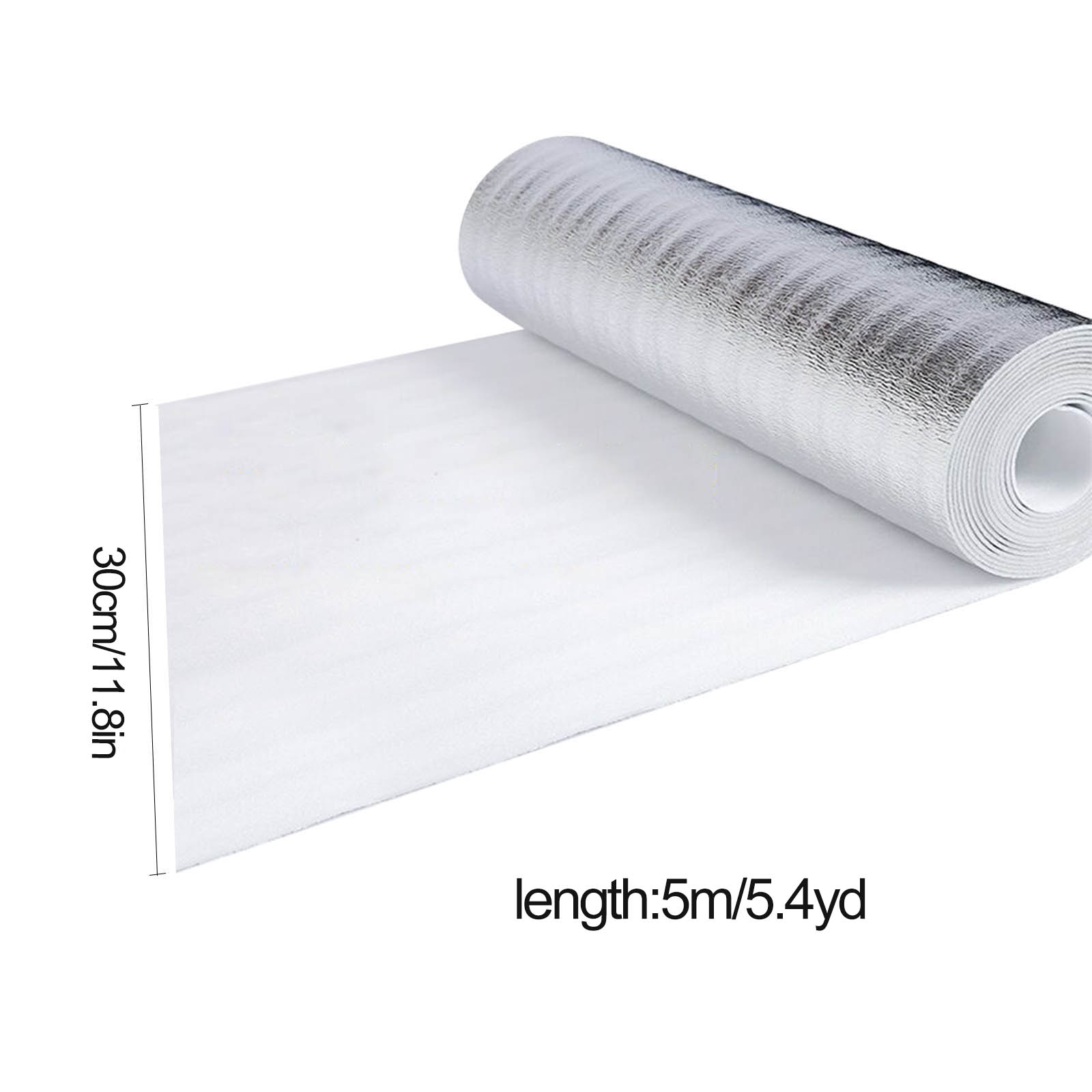 Película reflectante para radiador de pared, lámina de aluminio, aislamiento térmico, decoración del hogar, 5/10m