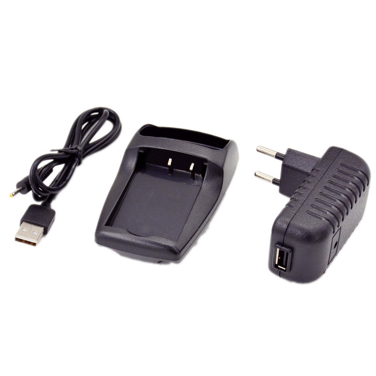 BAOFENG UV3R Desktop Charger Base AC Plug Adapter DC To USB Cable for UV-3R HAM Radio Power Supply Tray Accessory Replacement