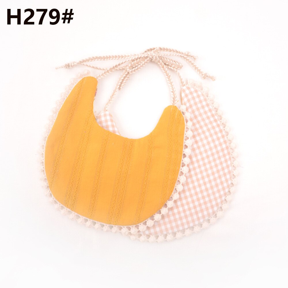 Peuter Baby Meisje Jongen Slabbetjes Handdoek Kids Diner Voeden Zachte Dubbeldeks Slabbetjes Burp Doeken: H279