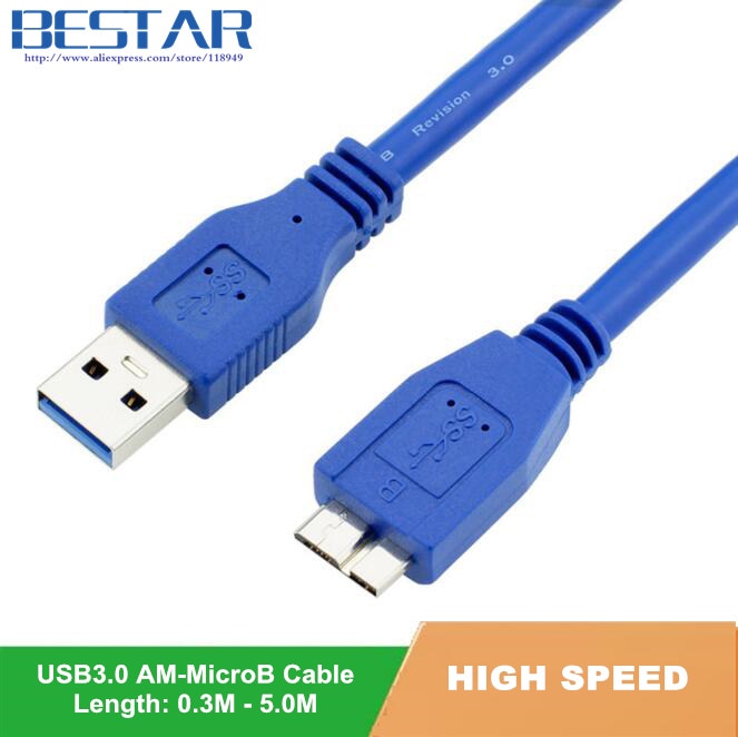 Usb 3.0 a hane am till mikro b usb 3.0 mikro b hane usb 3.0 kabel 0.3m 0.6m 1m 1.5m 1.8m 3m 5m 1ft 2ft 3ft 5ft 6ft 10ft 1 3 5 meter