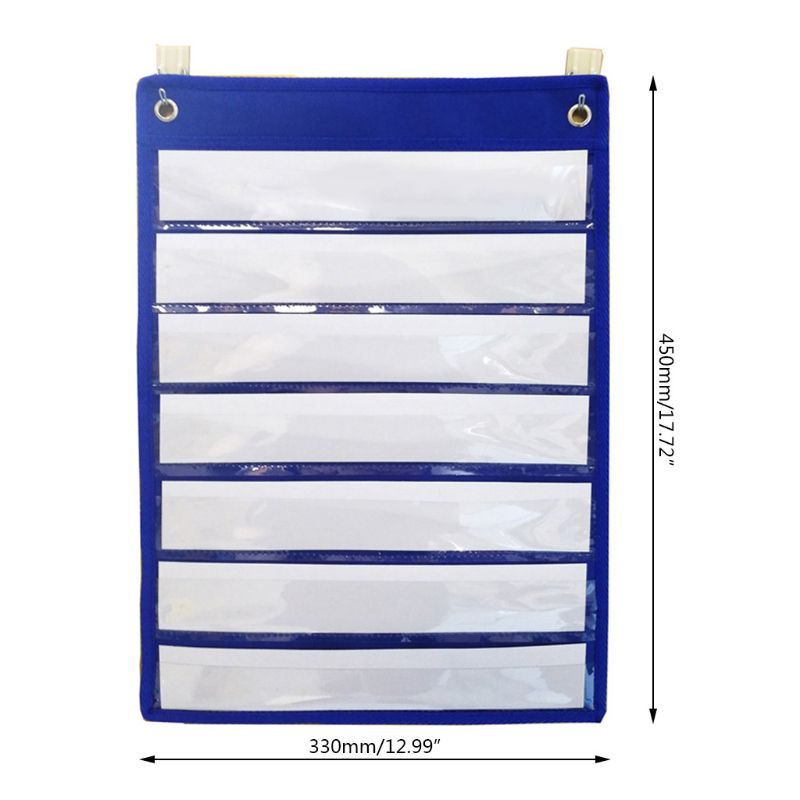 Classroom Pocket Chart With 6 Hooks For Standards Daily Schedule Activities Class Demonstrations