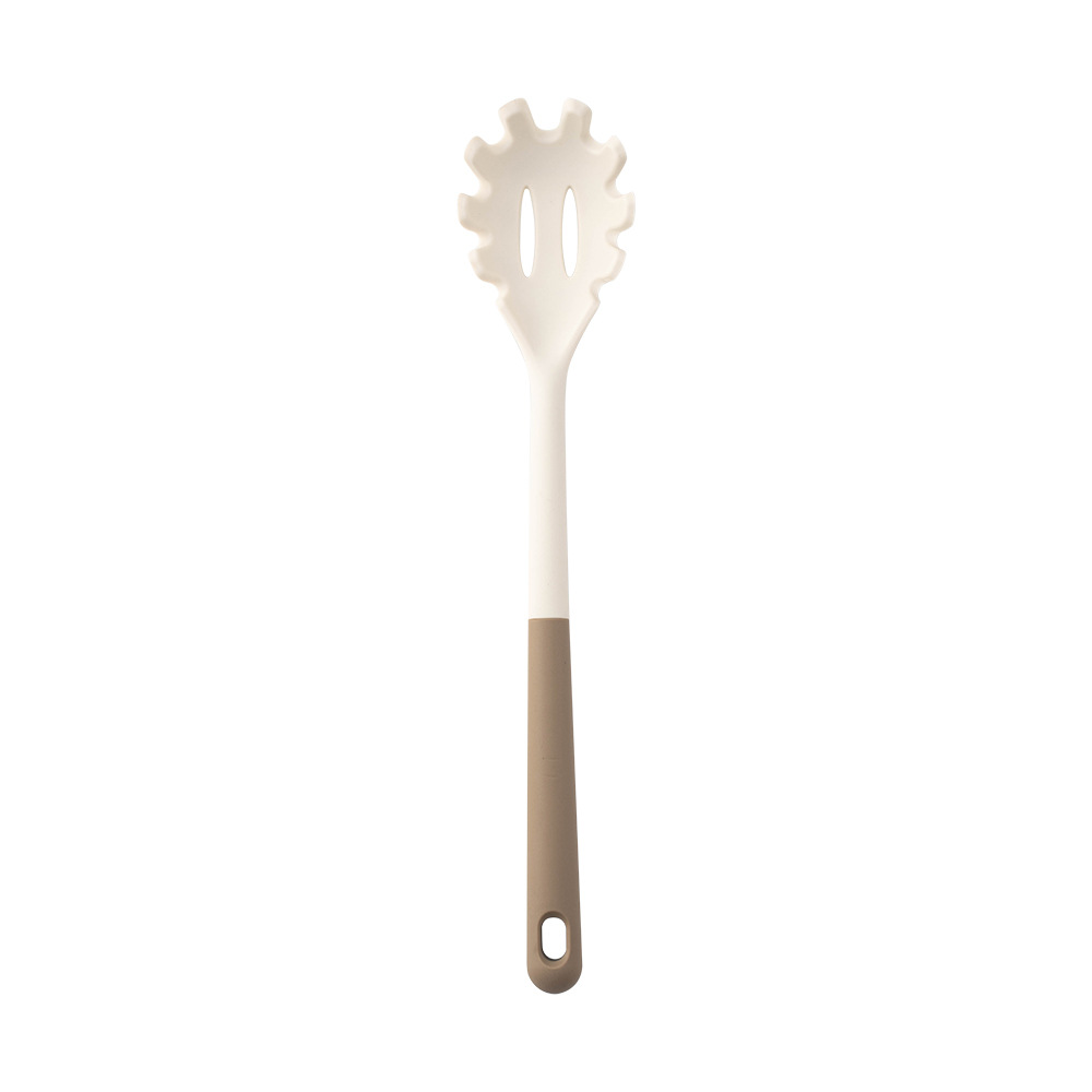 Kitchen Silicone Kitchenware Set Cooking Spatula Colander Rice Spoon Ladle Spaghetti Claw Oil Brush Tools for Baking: plum